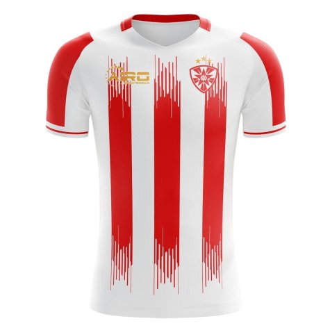2020-2021 Fk Crvena zvezda Home Concept Football Shirt - Kids