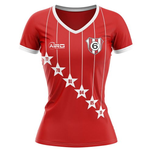 2025-2026 Liverpool 6 Time Champions Concept Football Shirt - Womens