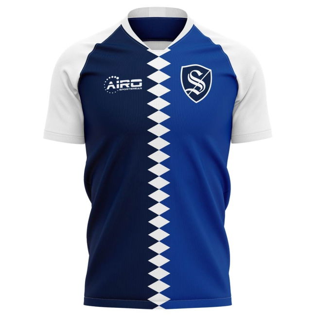 2025-2026 Strasbourg Home Concept Football Shirt