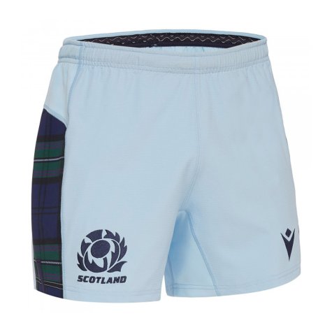 2019-2020 Scotland Macron Alternate Rugby Shorts (Sky)