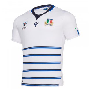 OFFICIAL SHIRT TRAVEL POLYCOTTON ITALY RUGBY MACRON SEASON 2019/20 