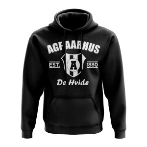 Agf Aarhus Established Football Hoody (Black)