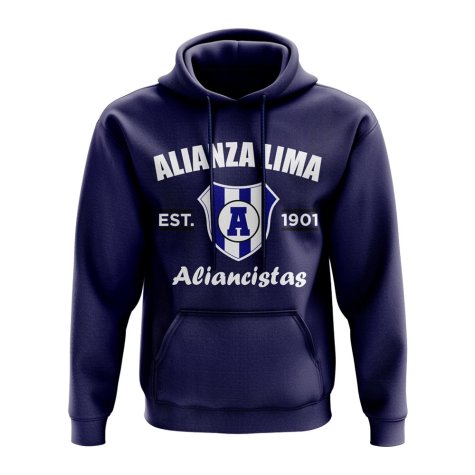 Alianza Established Football Hoody (Navy)