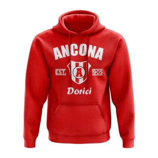 Ancona Established Football Hoody (Red)