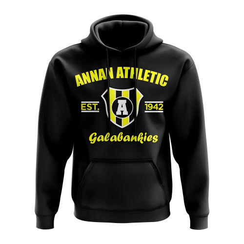 Annan Established Football Hoody (Black)