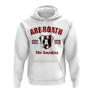 Arbroath Established Football Hoody (White)