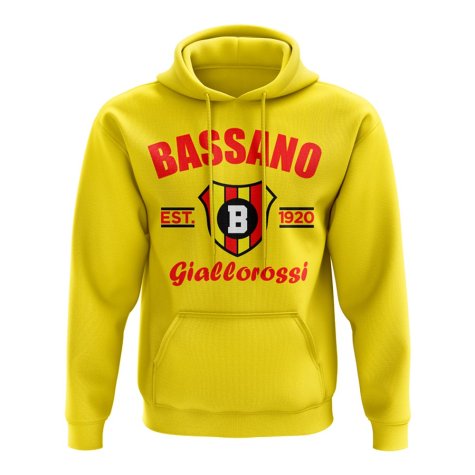 Bassano Established Football Hoody (Yellow)