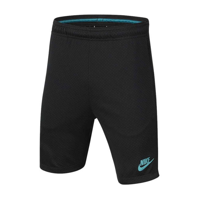 2019-2020 Barcelona Longer Knit Shorts (Smoke Grey) - Kids