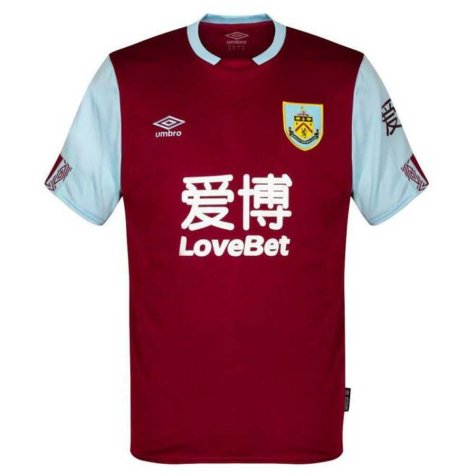 2019-2020 Burnley Umbro Home Football Shirt
