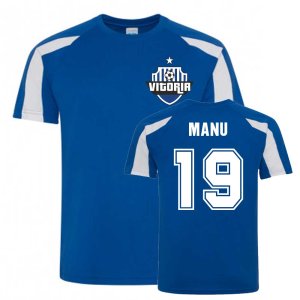 Manu Garcia Alaves Sports Training Jersey (Blue)