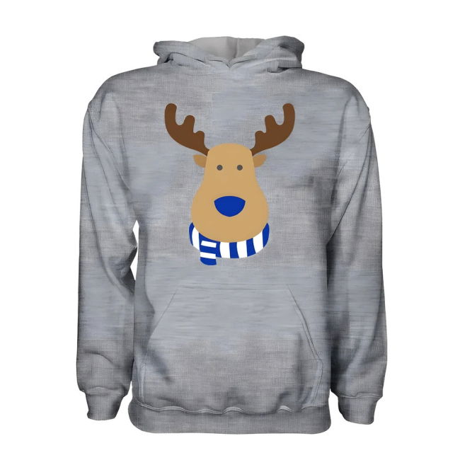 Ipswich Town Rudolph Supporters Hoody (grey)