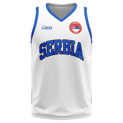 Serbia Home Concept Basketball Shirt - Baby