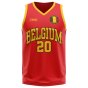 Belgium Home Concept Basketball Shirt - Kids