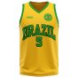 Brazil Home Concept Basketball Shirt - Baby