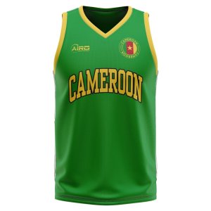 Cameroon Home Concept Basketball Shirt - Kids