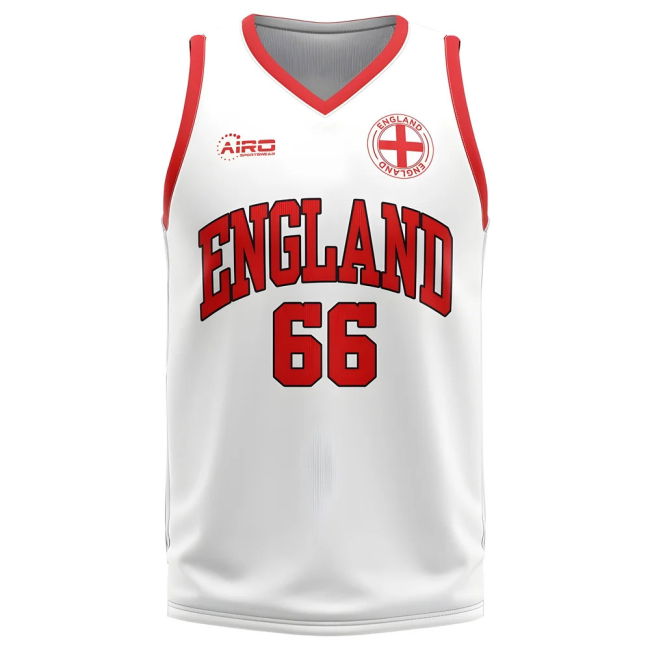 England Home Concept Basketball Shirt