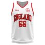 England Home Concept Basketball Shirt
