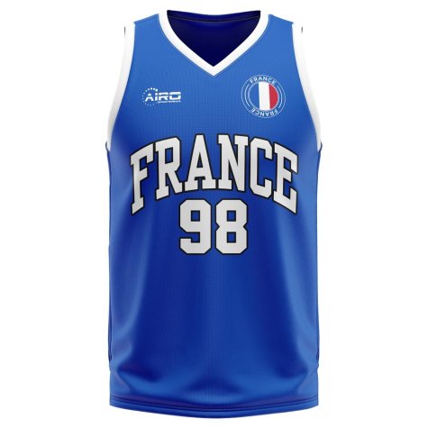 France Home Concept Basketball Shirt - Little Boys