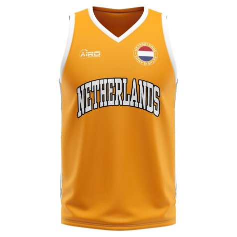 Netherlands Home Concept Basketball Shirt - Kids