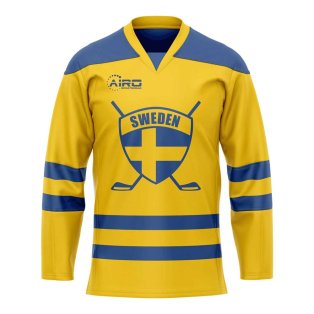 team sweden blue hockey jersey