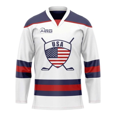 United States Home Ice Hockey Shirt [USAICEHOCKEY] - Uksoccershop