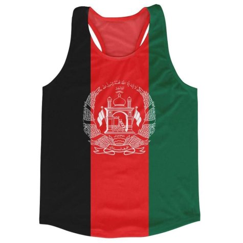 Afghanistan Flag Running Vest