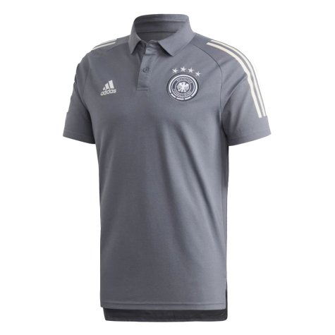 2020-2021 Germany Adidas Polo Shirt (Onix)