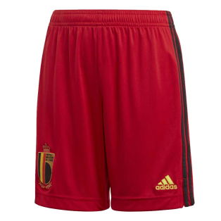 red adidas football shorts