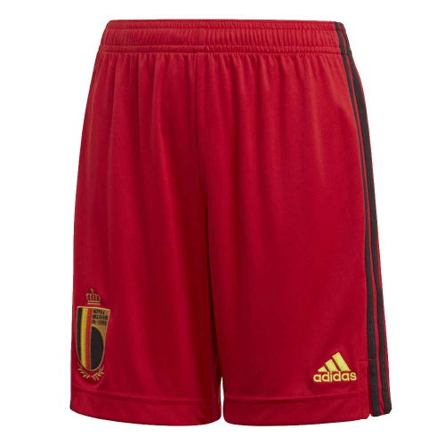 2020-2021 Belgium Home Shorts (Red) - Kids