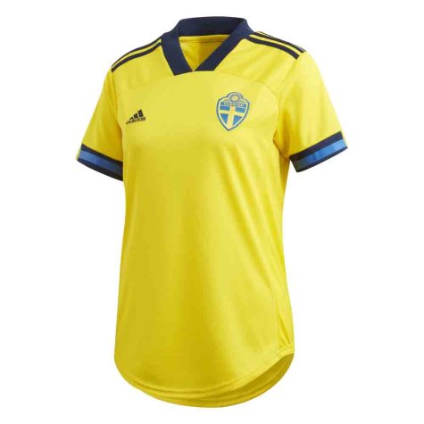 2020-2021 Sweden Home Adidas Womens Shirt