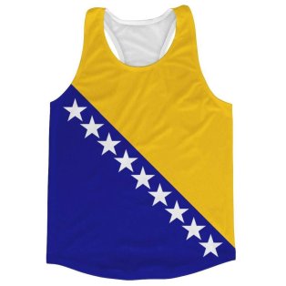 Bosnia and Herzegovina Flag Running Vest