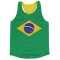 Brazil Flag Running Vest