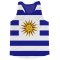 Uruguay Flag Running Vest