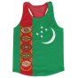 Turkmenistan Flag Running Vest