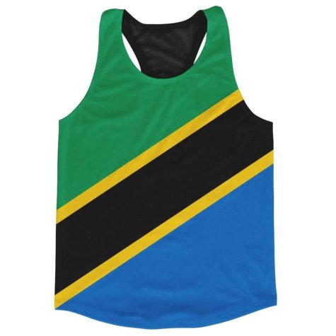 Tanzania Flag Running Vest