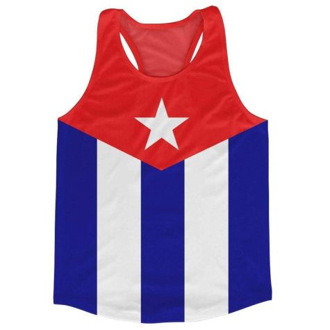 Cuba Flag Running Vest
