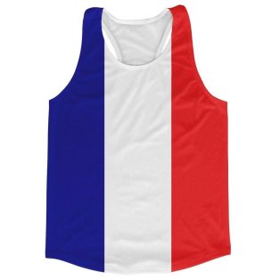 France Flag Running Vest