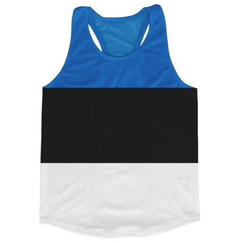 Estonia Flag Running Vest