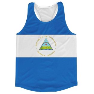Nicaragua Flag Running Vest