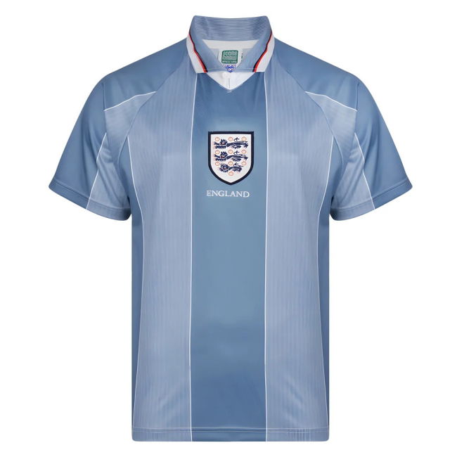 Score Draw England 1996 Away Euro Championship Retro Football Shirt