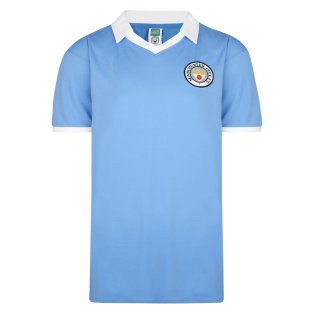Score Draw Manchester City 1978 Retro Football Shirt