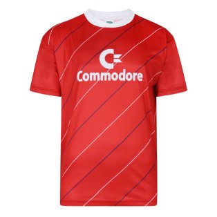 Score Draw Bayern Commodore 1984 Trikot Retro Football Shirt
