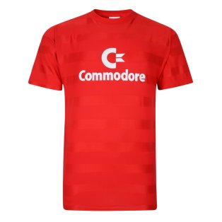 Score Draw Bayern Commodore 1985 Trikot Retro Football Shirt