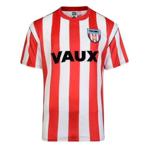 Score Draw Sunderland 1990 Retro Football Shirt