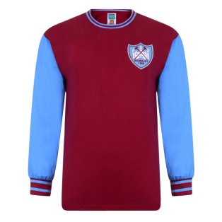 Score Draw West Ham United 1964 FA Cup Final No6 Retro Football Shirt