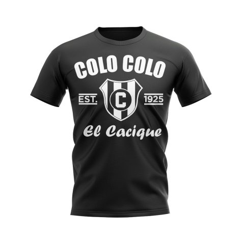 Colo Colo Established Football T-Shirt (Black)