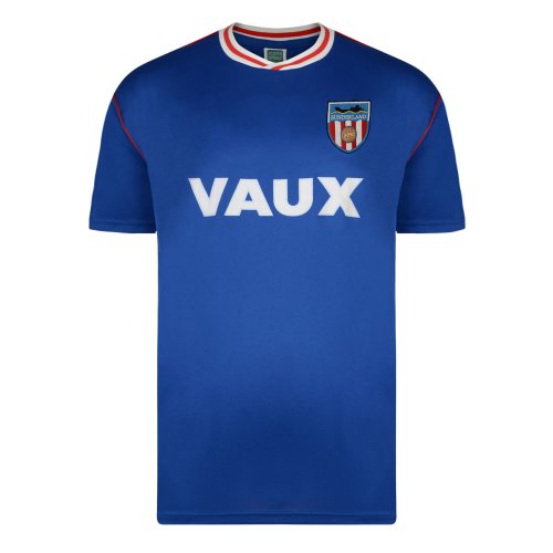 Score Draw Sunderland 1990 Away Football Shirt