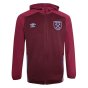 2020-2021 West Ham Hooded Jacket (Claret)