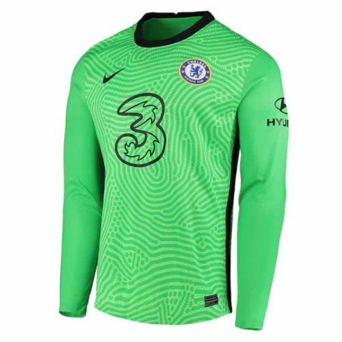 2020-2021 Chelsea Home Goalkeeper Shirt (Green)