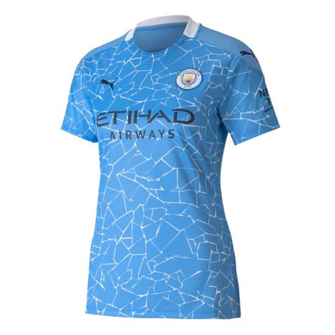 2020-2021 Manchester City Puma Home Ladies Shirt
